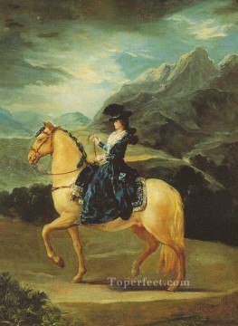 María Teresa de Vallabriga a caballo retrato Francisco Goya Pinturas al óleo